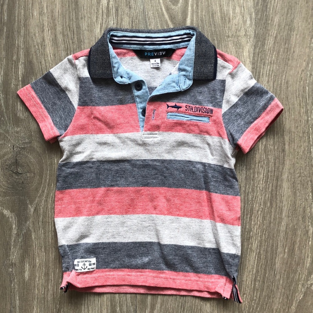 Preview collared T-shirt size 4